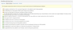 WordPress SEO nu echt makkelijk gemaakt! - Deel 2 2 WordPress SEO Analyse