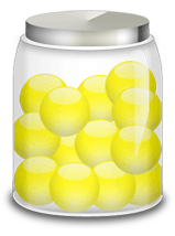 jar-marbles-yellow