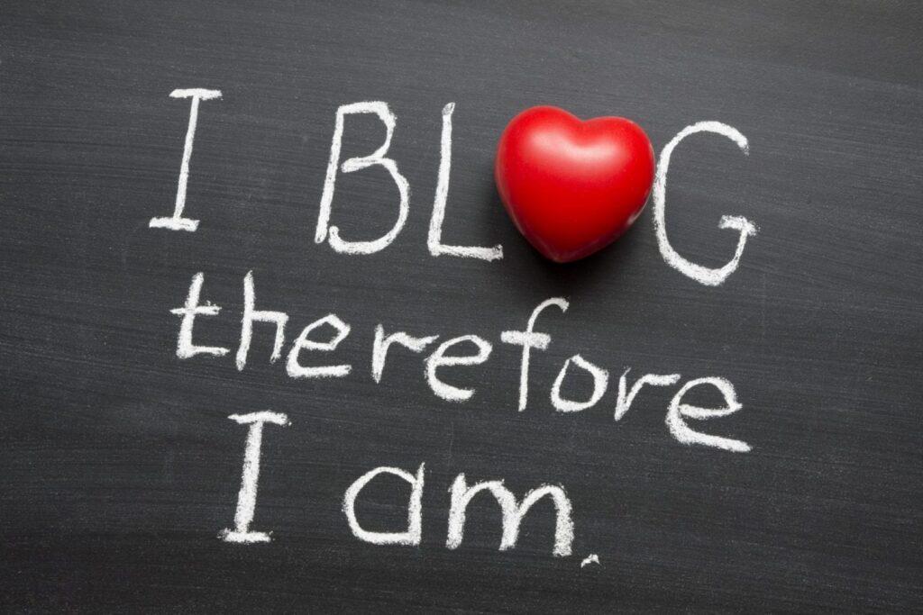 Je eerste blogbericht