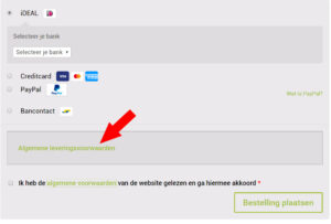 WooCommerce Techno Tip: Algemene Voorwaarden in een nieuw venster openen! 3 algemene voorwaarden | WooCommerce Techno Tip: Algemene Voorwaarden in een nieuw venster openen!