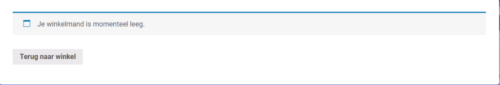 | Help! Mijn WooCommerce winkelmand blijft leeg!