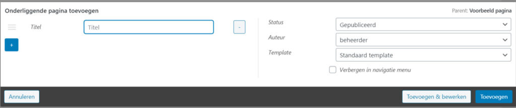 | Je WordPress pagina's organiseren - Het kan