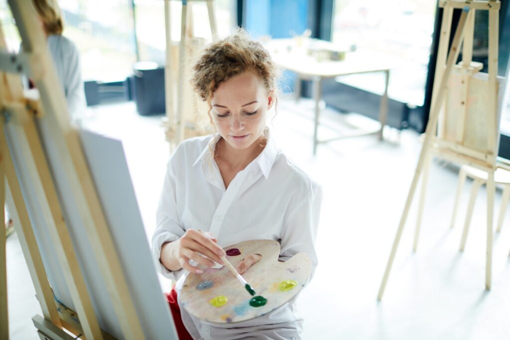 Onderwijs op afstand - Live trainingen zonder het huis te verlaten 14 Class of painting