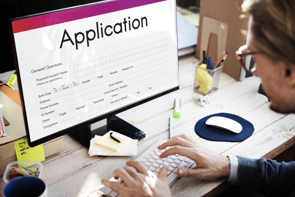 Front end posts - An application form as an example