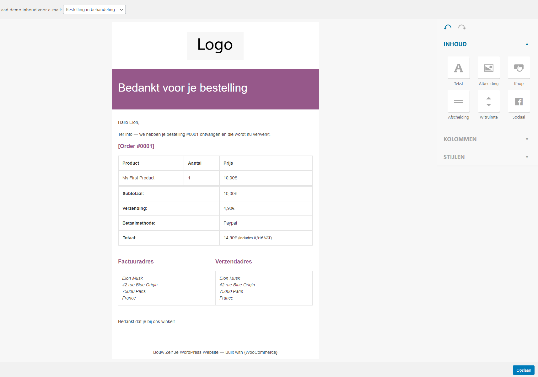 WooCommerce transactionele email - Twee vliegen in één klap! 2 | WooCommerce transactionele email - Twee vliegen in één klap!