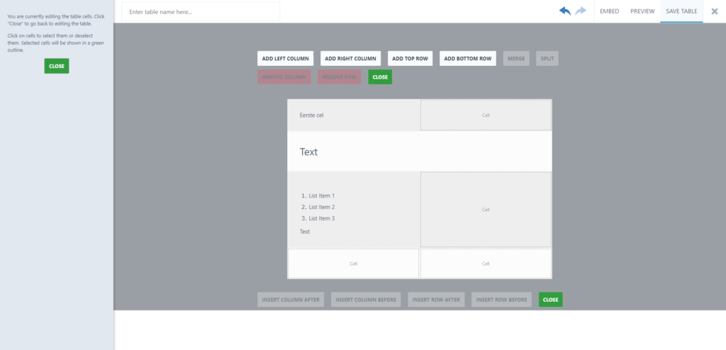 Tabellen in WordPress: Welke plugin? 4 | Tabellen in WordPress: Welke plugin?
