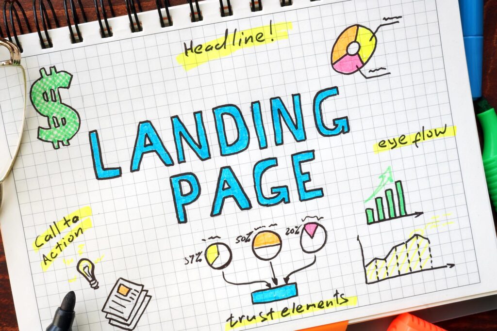 landing pages in Elementor