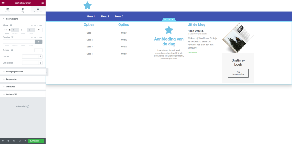 mega menu in Elementor | Een Mega Menu in Elementor - Daar heb je geen plugins voor nodig!