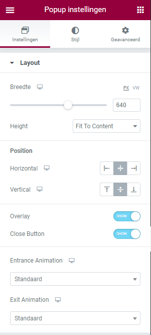 mega menu in Elementor
