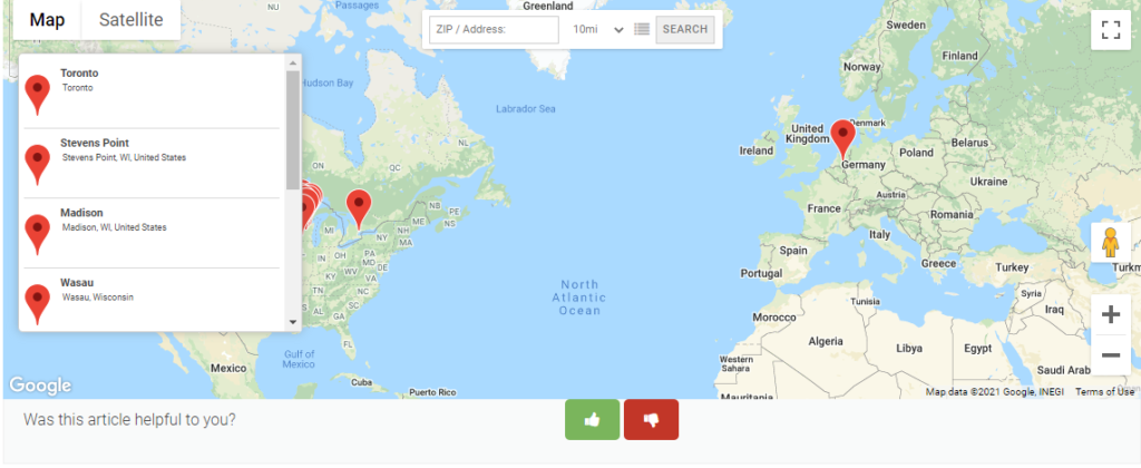 WordPress Shopfinders vergeleken 4 WordPress Shoplocators