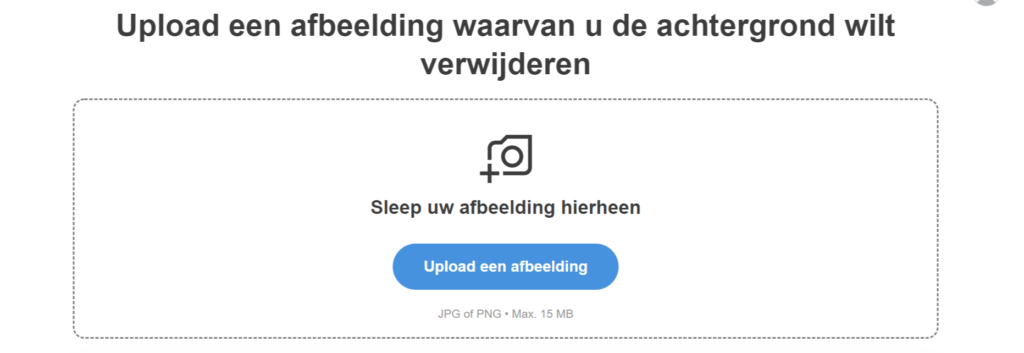 foto's vrijstaand maken