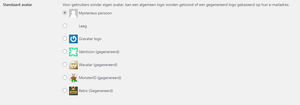 Avatar in WordPress