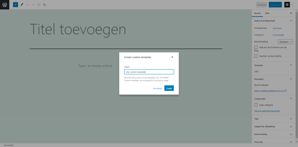 Nieuw in WordPress 5.8
