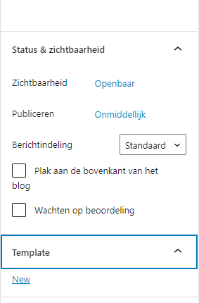 Nieuw in WordPress 5.8