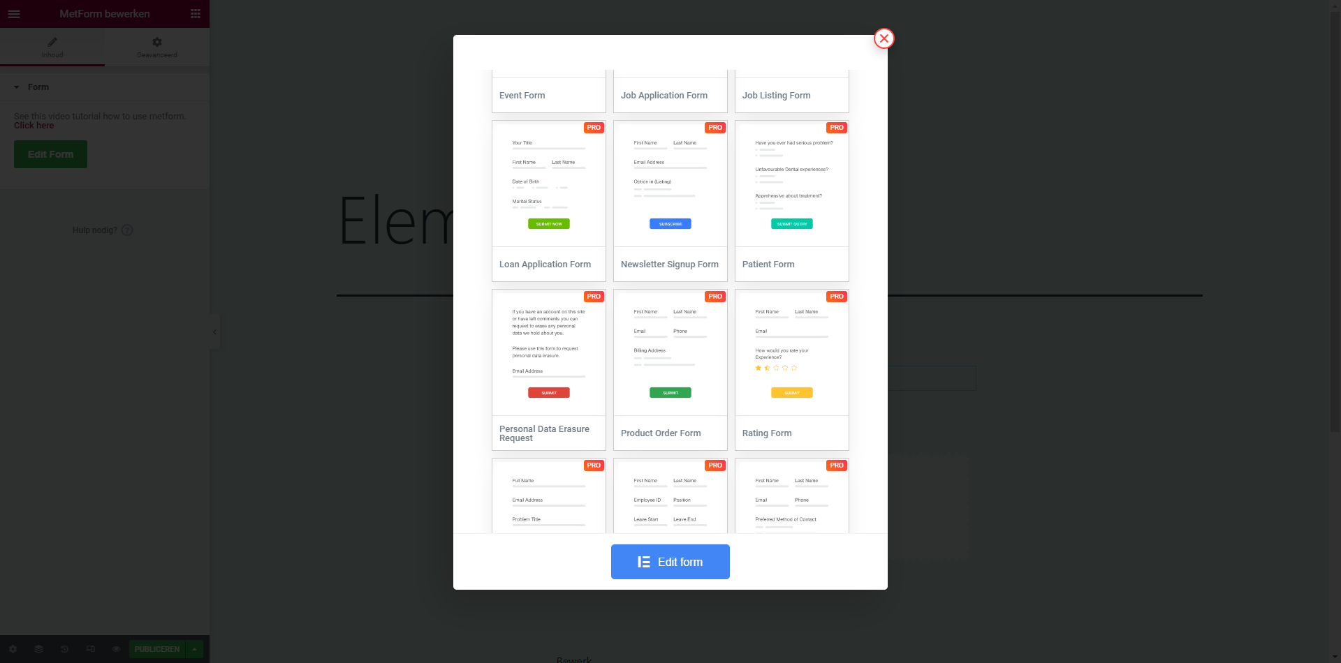 MetForm - Formulieren plugin voor WordPress die echt anders is! 5 formulieren plugin voor Elementor