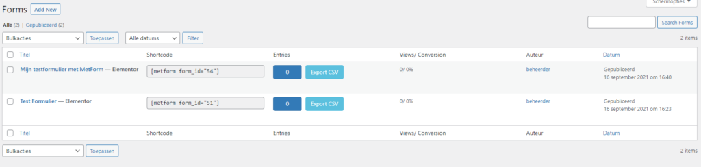 MetForm - Formulieren plugin voor WordPress die echt anders is! 4 formulieren plugin voor wordpress