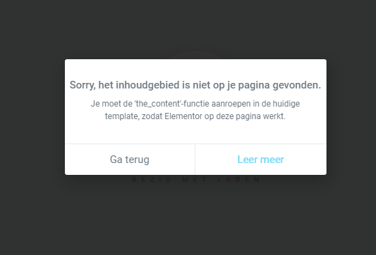 hulp bij het bouwen van je elementor website