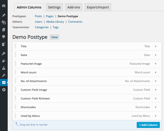 Plugins voor admins