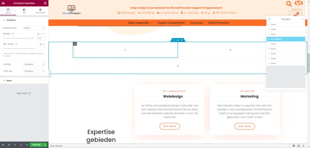 flexbox in elementor | Flexbox in Elementor Pro gebruiken