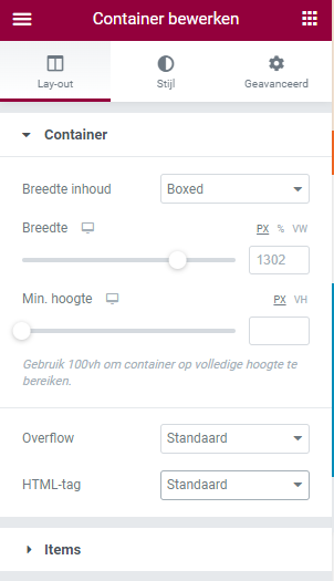 Flexbox in Elementor