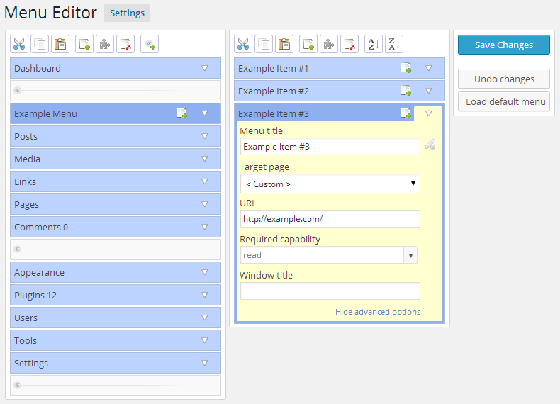 Plugins voor admins