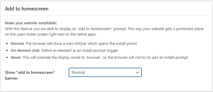 WordPress PWA