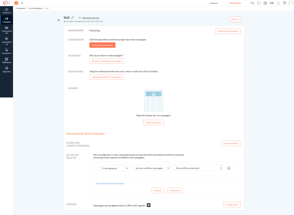 e-mail marketing met Zoho Campaign