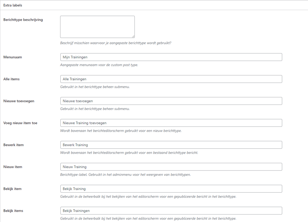 custom post types | Custom Post Types, Custom Taxonomies en Custom Fields