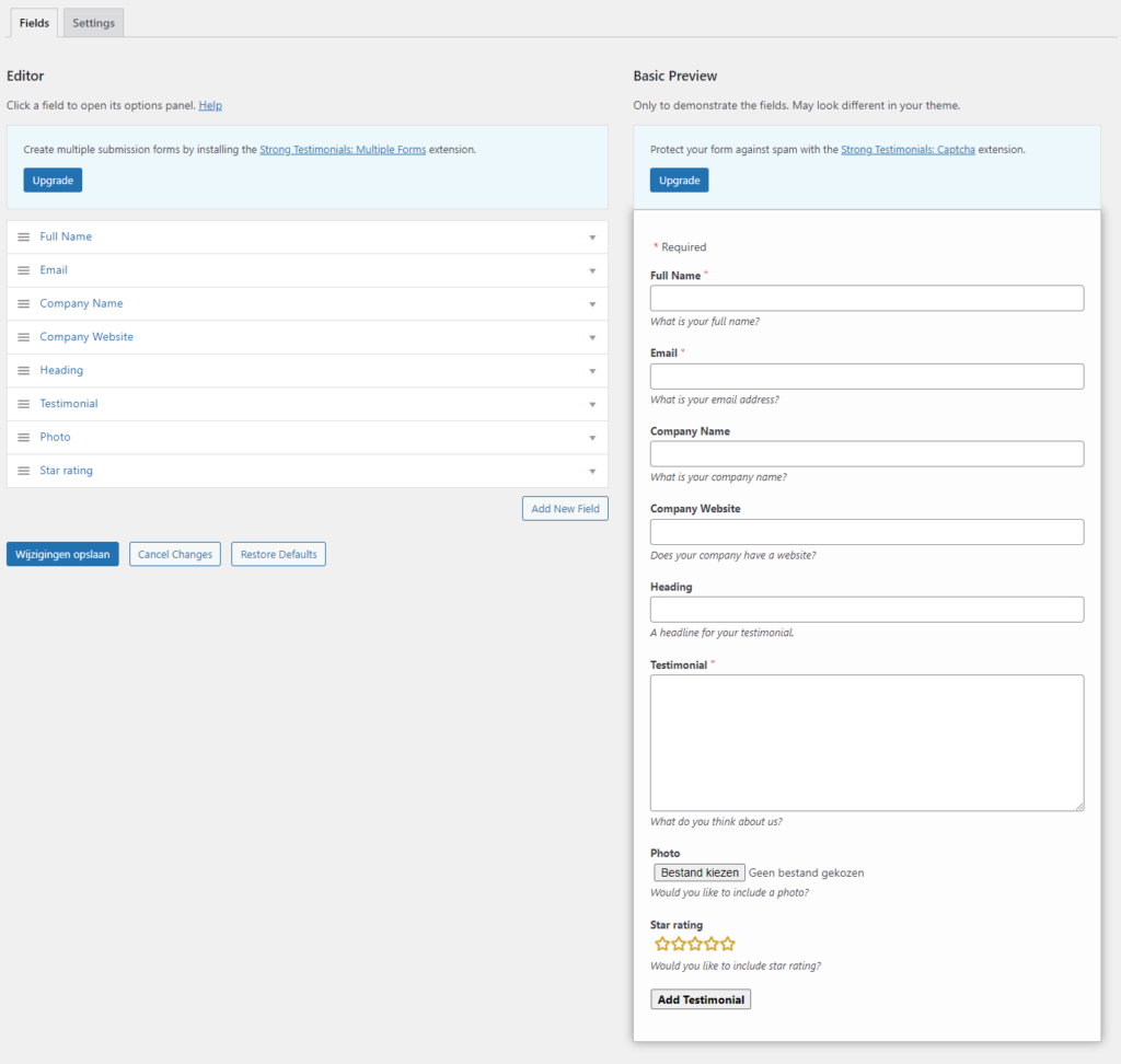 reviews plugin - testimonials