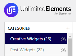 Maak zelf een Elementor Gallery Widget met Unlimited Elements 2 gallery widget