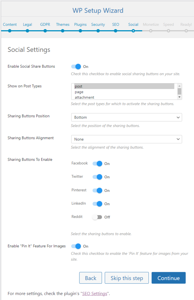 WP Setup Wizard - Een complete website in enkele minuten 12 wp setup wizard | WP Setup Wizard - Een complete website in enkele minuten