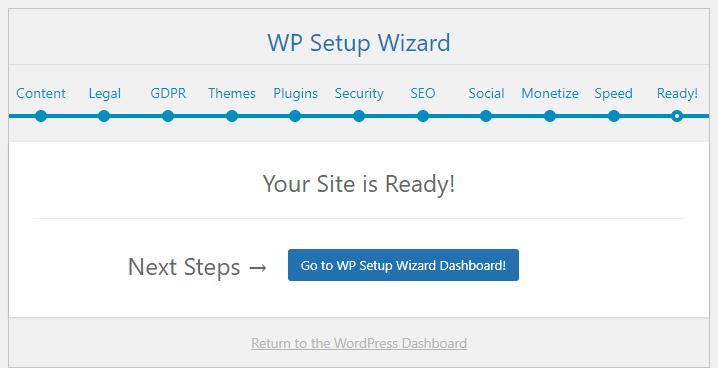 WP Setup Wizard - Een complete website in enkele minuten 15 wp setup wizard | WP Setup Wizard - Een complete website in enkele minuten