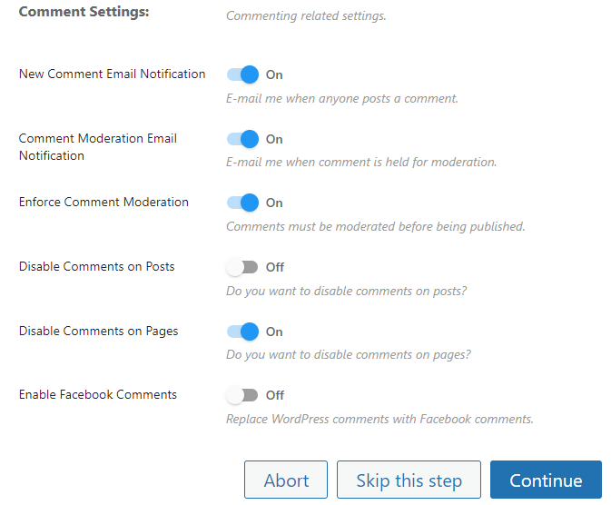 WP Setup Wizard - Een complete website in enkele minuten 5 WP Setup Wizard