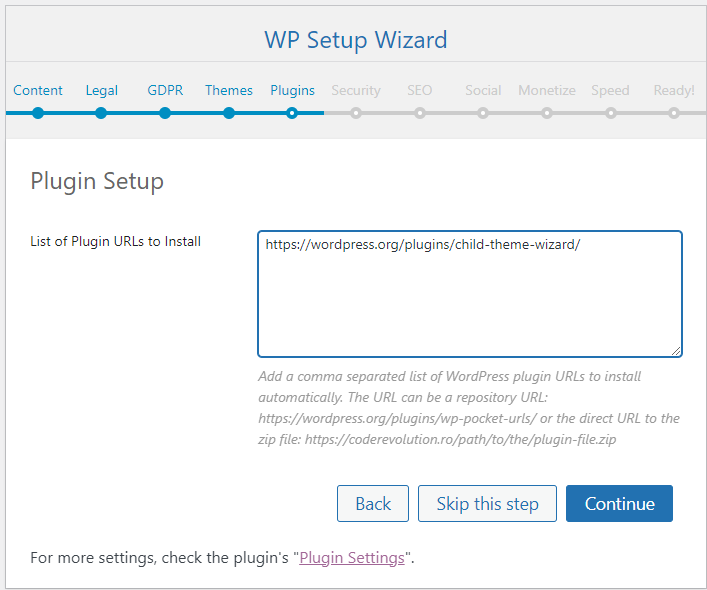 WP Setup Wizard - Een complete website in enkele minuten 9 wp setup wizard | WP Setup Wizard - Een complete website in enkele minuten