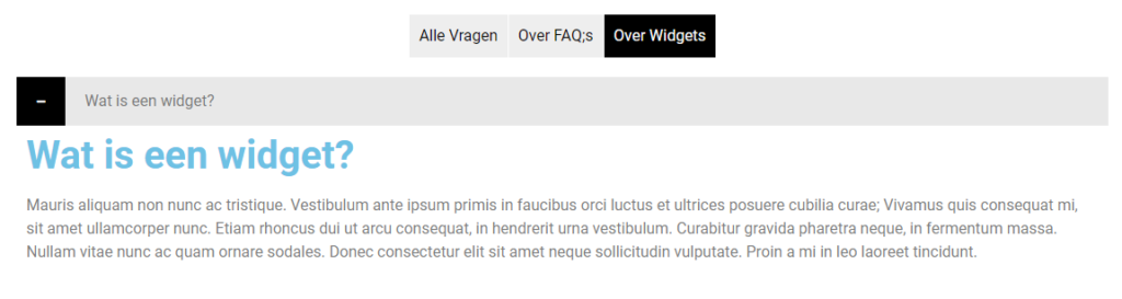 Een FAQ widget voor Elementor maak je gewoon zelf! 15 FAQ widget | Een FAQ widget voor Elementor maak je gewoon zelf!