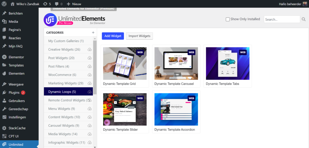 Een FAQ widget voor Elementor maak je gewoon zelf! 2 FAQ Widget