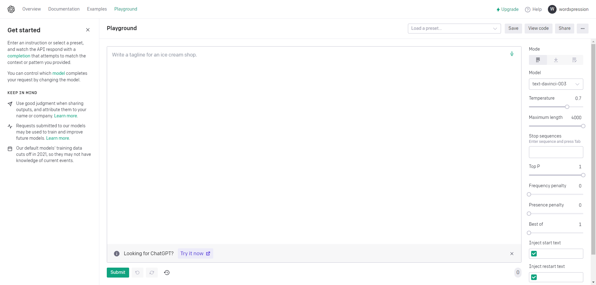 ai content en wordpress