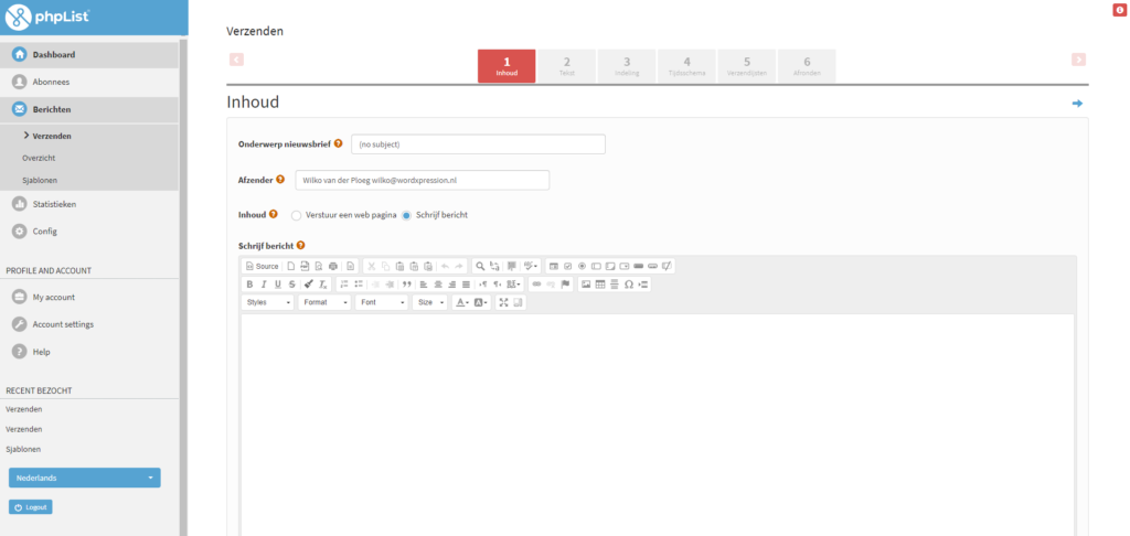 PHPList Marketing Mail