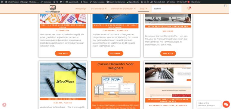 Elementor Loopgrid gebruiken