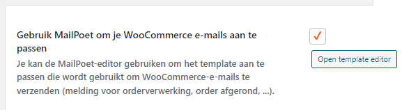 mailpoet en woocommerce