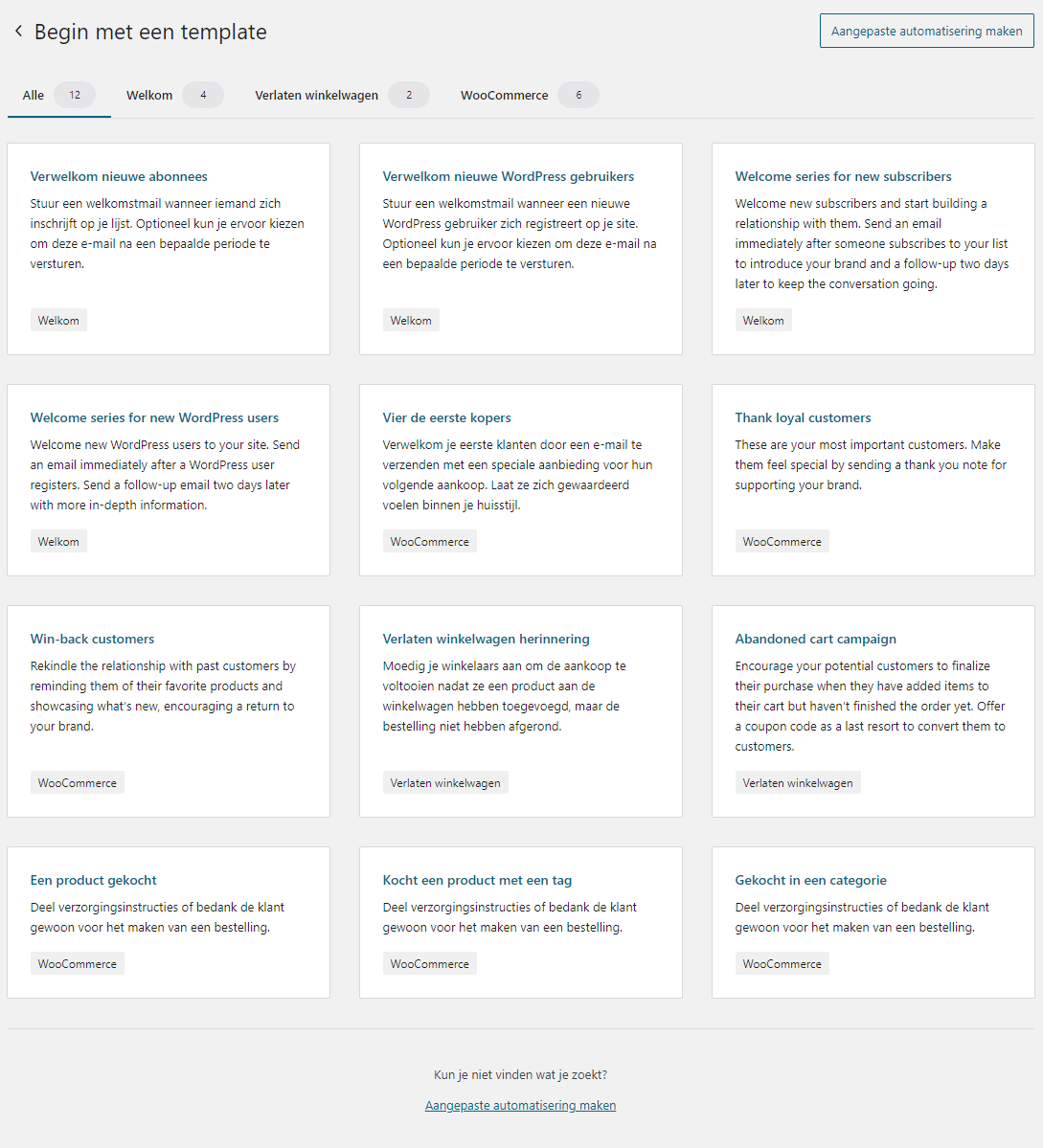 woocommerce met mailpoet