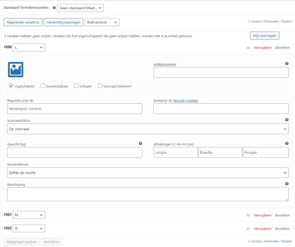 product eigenschappen in de praktijk | WooCommerce product eigenschappen in de praktijk