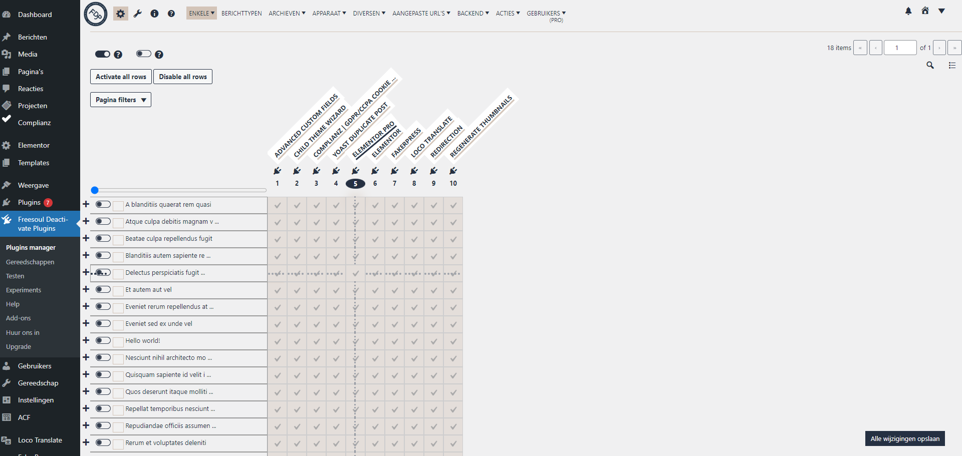 Selectief laden van plugins