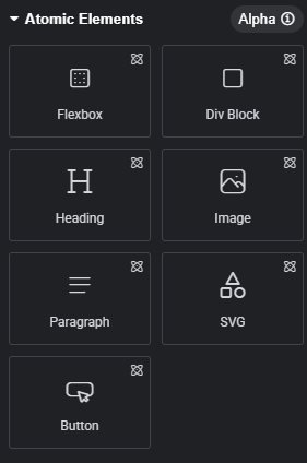 Atomic Elements in Elementor Editor V4