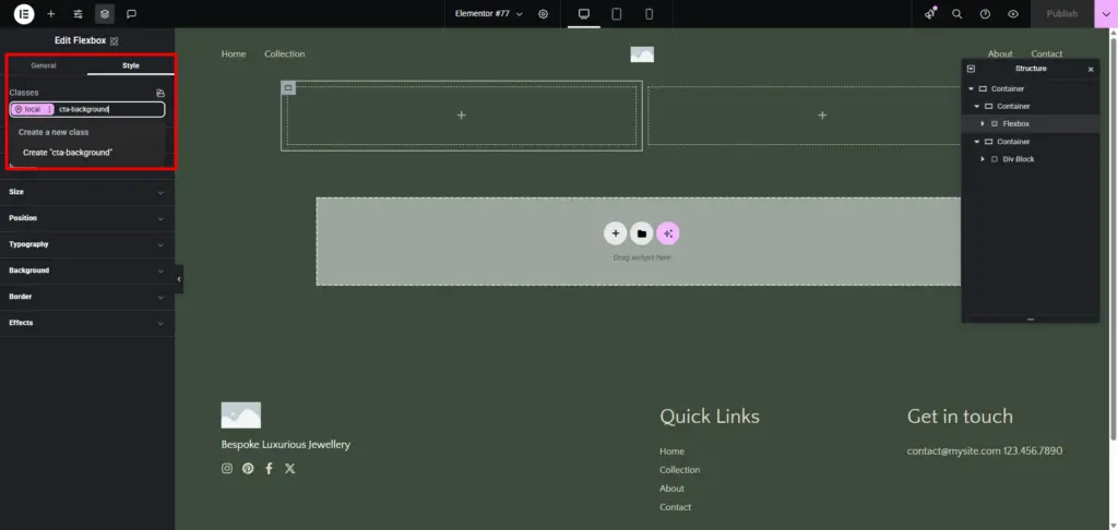 De Class manager en een nieuwe class aanmaken in Editor V4