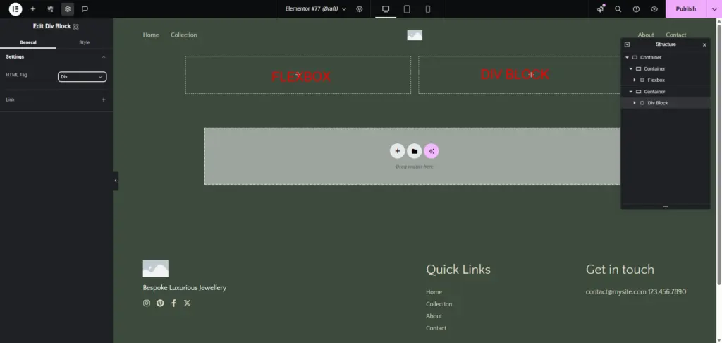 Flexbox vs DivBlock