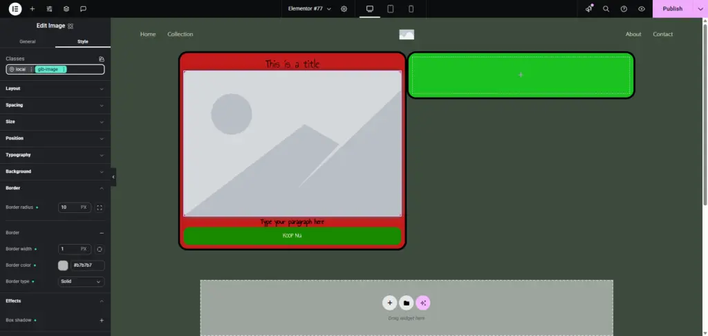 Editor V4 | Een complete handleiding Classes met Elementor Editor 4