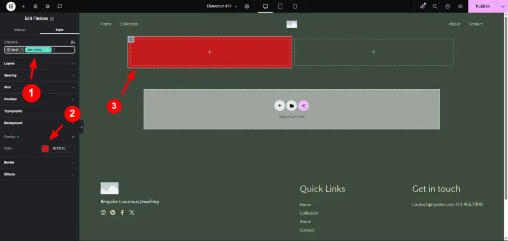 Editor V4 | Een complete handleiding Classes met Elementor Editor 4