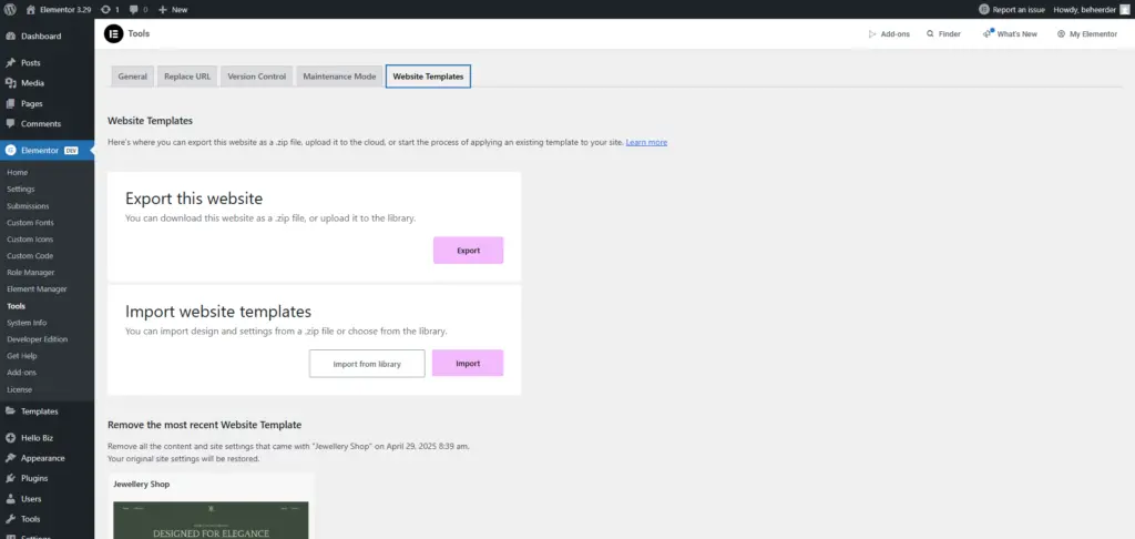 Webkit exporteren