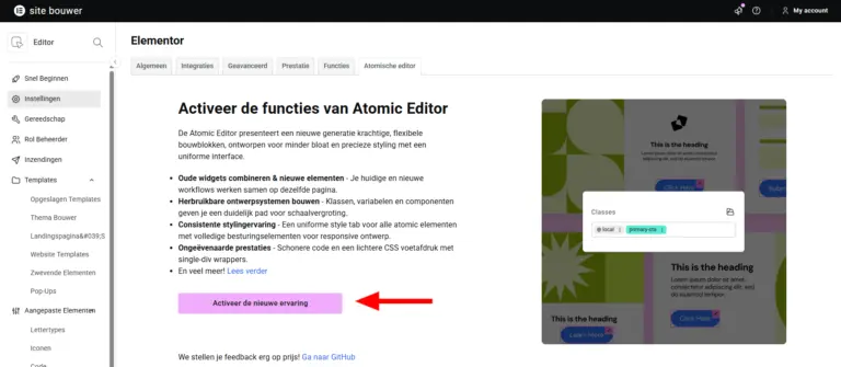 Elementor Editor 4